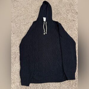 H&M L.O.G.G. Cable Knit Hooded Sweater. Men’s Sz XXL NWOT.